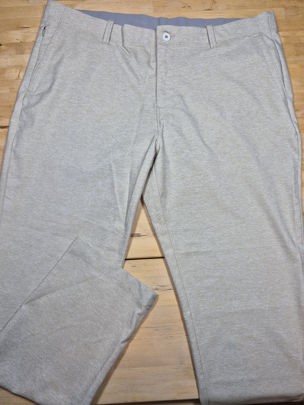 Tommy Bahama Light Heather Tan Stretch Chino Pants
